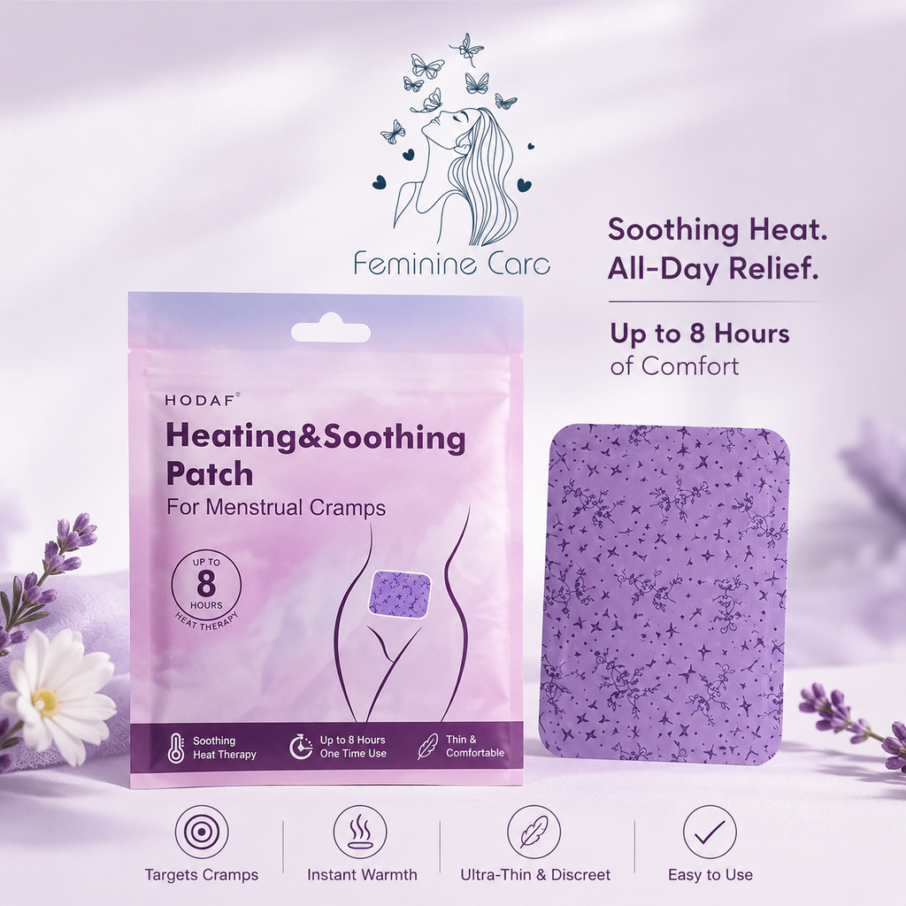 Period Pain Relief Patch – 8 Hours Heat Therapy for Instant Cramp Relief (1 Patch)